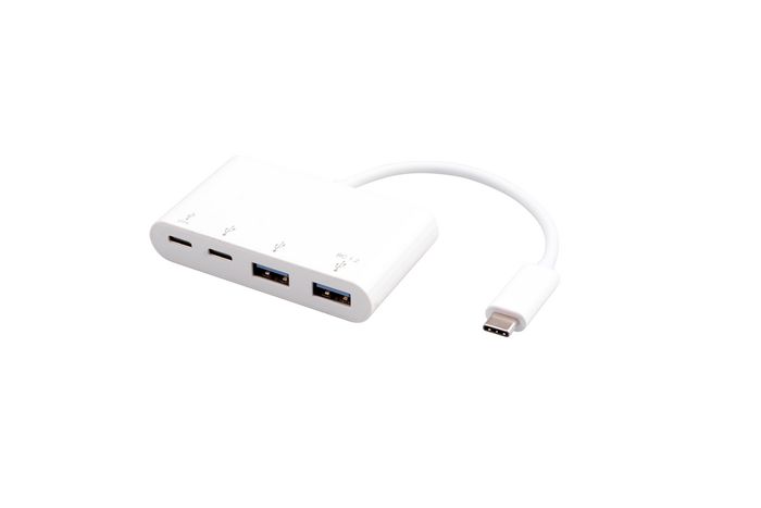 eSTUFF Hub USB-C con 2 Puertos USB-C 3.1 Gen 2, 2 Puertos USB-A 3.0 para Ordenador Portátil, Sobremesa o Tablet eSTUFF Hub USB-C con 2 Puertos USB-C 3.1 Gen 2, 2 Puertos USB-A 3.0 para Ordenador Portátil, Sobremesa o Tablet