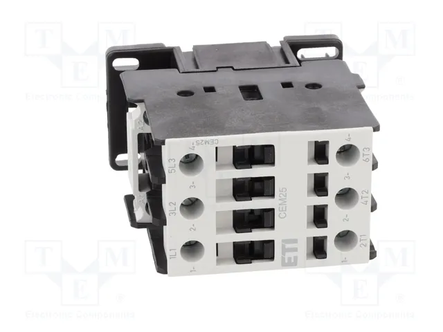ETI POLAM Contactor CEM 3-polar 25A 24VAC NO x3