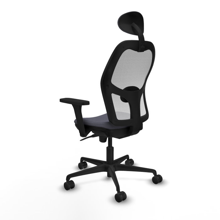PIQUERAS Y CRESPO Silla de oficina Jorquera Gris y Blanca