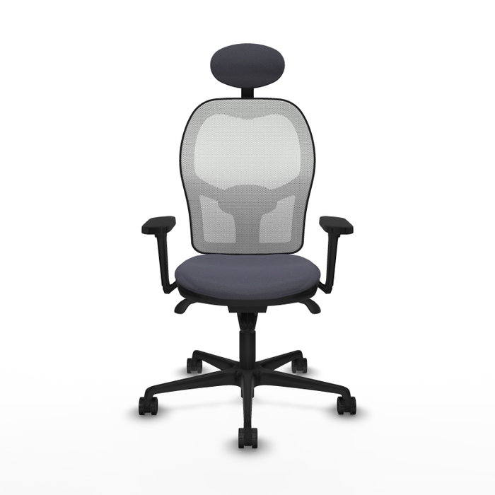 PIQUERAS Y CRESPO Silla de oficina Jorquera Gris y Blanca