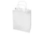 Q-connect Bolsa Papel Celulosa Blanco S con Asa Retorcida 240x320x100 mm