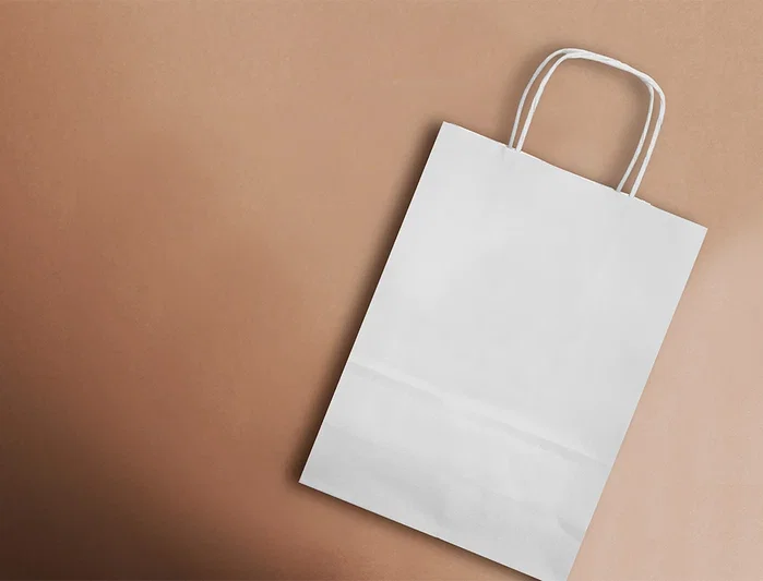 Q-connect Bolsa Papel Celulosa Blanco S con Asa Retorcida 240x320x100 mm