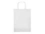 Q-connect Bolsa Papel Celulosa Blanco S con Asa Retorcida 240x320x100 mm