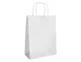 Q-connect Bolsa Papel Celulosa Blanco S con Asa Retorcida 240x320x100 mm
