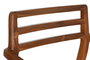 DKD Home Decor Silla de Teca y Ratán Marrón