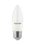 TOSHIBA Bombilla LED E27 4.7W 4000K C37 - Luz Blanco Neutro