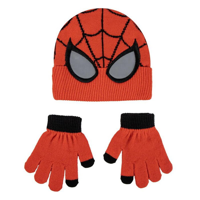 Cerdá Conjunto de 2 Piezas Spiderman Marvel (Gorro y Guantes)