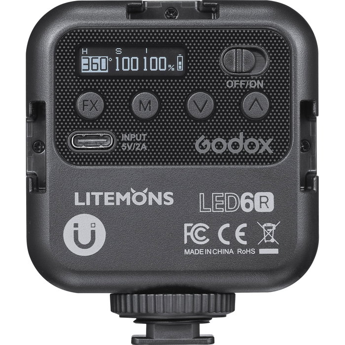 Godox LED6R Litemons LED Video Light RGB Godox LED6R Litemons LED Video Light RGB