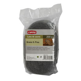 Ratio Lana de Acero Grano Muy Fino 200Gr