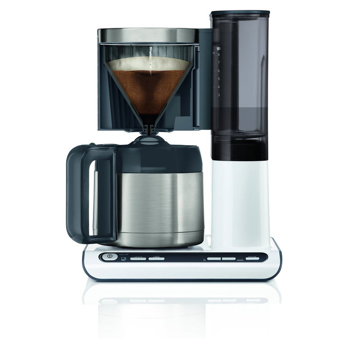 Bosch TKA8A681 Cafetera de Filtro Automática 1100W 1.1L 8 Tazas con Jarra, Temporizador y Antical - Color Blanco