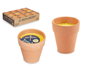 Ibergarden Vela en Vaso de Barro con Aroma a Citronela 8x8x8 cm (Set de 48)