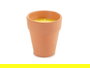 Ibergarden Vela en Vaso de Barro con Aroma a Citronela 8x8x8 cm (Set de 48)