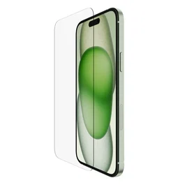 Belkin Protector de Pantalla ScreenForce, Vidrio Templado 9H Antirreflejante, Resistente a Impactos y Rayones, para iPhone 15 Plus y 14 Pro Max, modelo OVA136ZZ