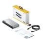 ALOGIC DV4 Dock Station 14-en-1 USB-C Hub con Quad Display 4K @60Hz, 100W PD, Gigabit Ethernet, Lectora SD, 4x USB, Audio - Gris
