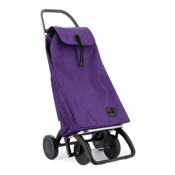 Rolser Carro de la Compra i-max mf 4, Carrito Plegable de Aluminio con 4 Ruedas y Bolsa 43 Litros, Tipo Mochila, Color More