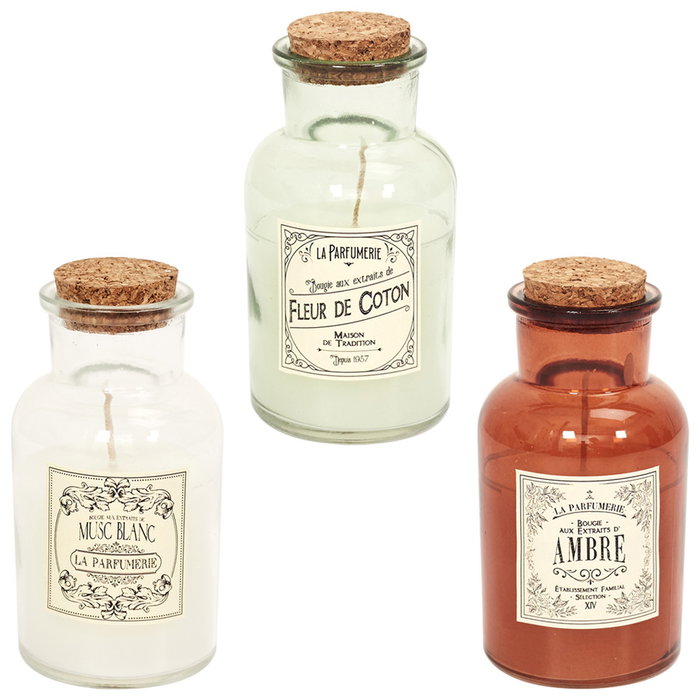 Home Deco Factory Vela Perfumada en Frasco de Vidrio 11 cm