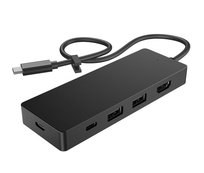 HP USB-C Travel Hub G3 - Hub de Viaje Compacto con 5 Puertos y Power Delivery Escalable