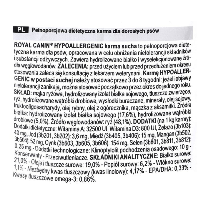 Royal Canin Canine Hypoallergenic 2 kg