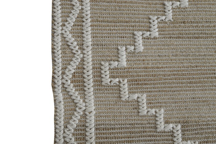 DKD Home Decor Alfombra de Yute 75x175x1 cm Antideslizante