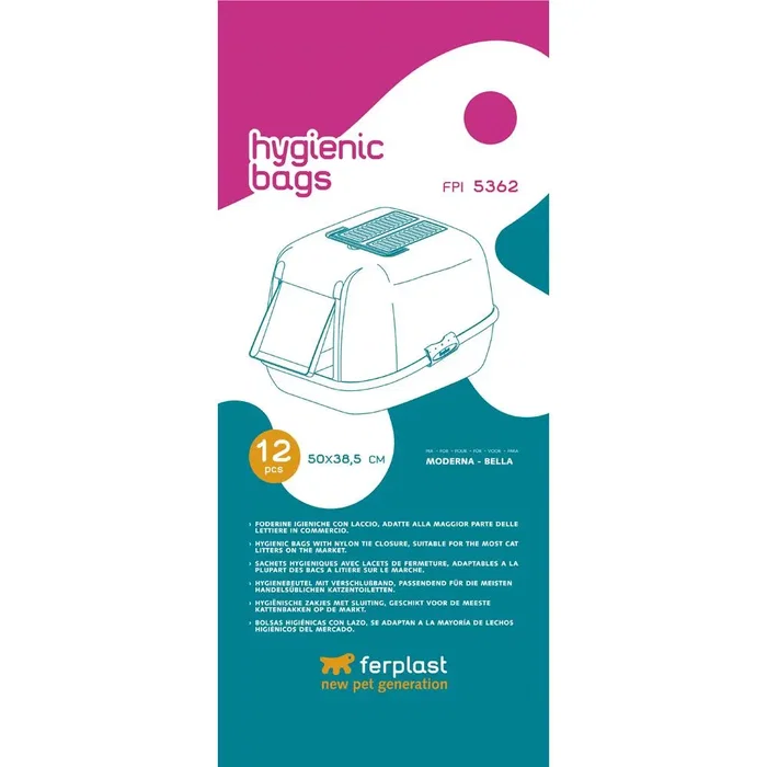 Ferplast Bolsas Higiénicas para Caja Large Vet Ferplast Bolsas Higiénicas para Caja Large Vet