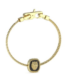 GUESS Pulsera Lion King para Hombre en Acero Inoxidable Dorado