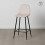 Taburete Crema Tejido-Metal Salón 45,50 X 45 X 105,50 cm (Set de 4)