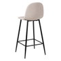 Taburete Crema Tejido-Metal Salón 45,50 X 45 X 105,50 cm (Set de 4)