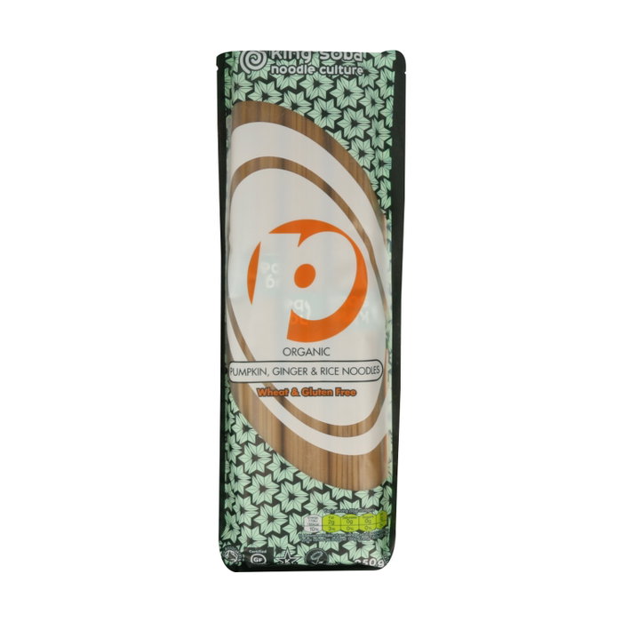 KING SOBA Noodles de arroz integral con calabaza y jengibre BIO 250g