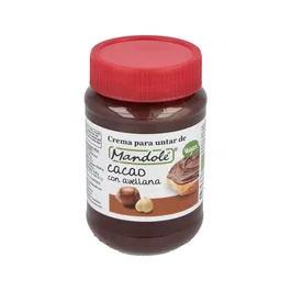 MANDOLE Crema De Cacao Con Avellana 375Gr. Bio