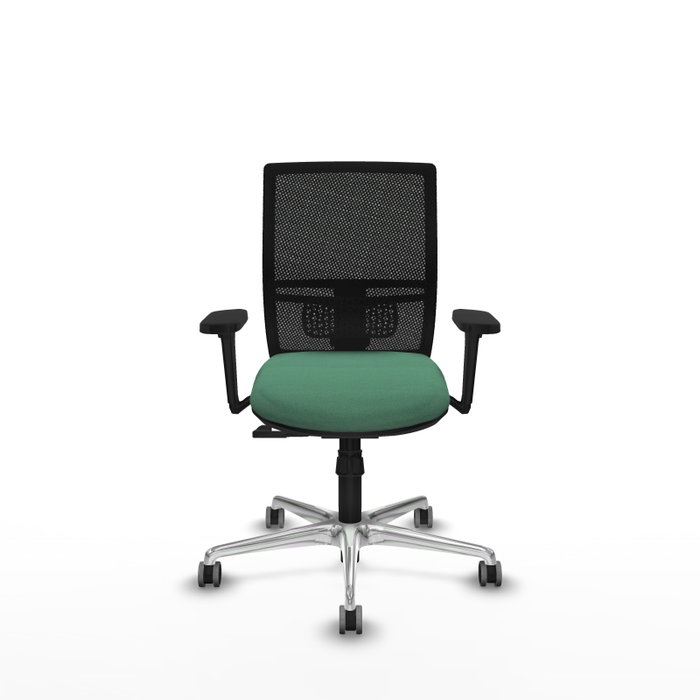 PIQUERAS Y CRESPO Silla de oficina Yunquera con mecanismo Sincro, Verde esmeralda y Negro PIQUERAS Y CRESPO Silla de oficina Yunquera con mecanismo Sincro, Verde esmeralda y Negro