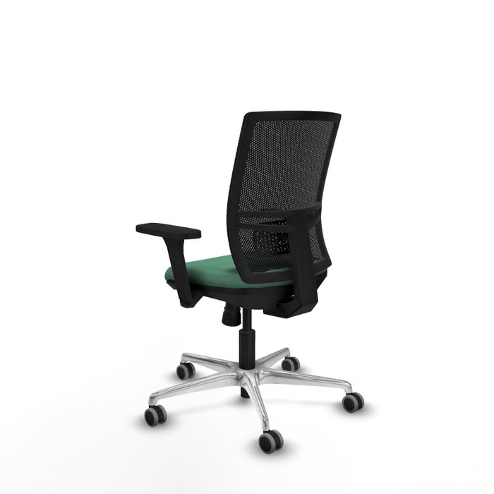 PIQUERAS Y CRESPO Silla de oficina Yunquera con mecanismo Sincro, Verde esmeralda y Negro PIQUERAS Y CRESPO Silla de oficina Yunquera con mecanismo Sincro, Verde esmeralda y Negro
