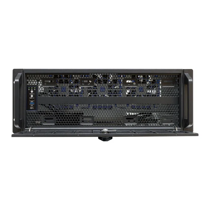Unykach UK4340 Chasis Rack 4U Negro y Plata
