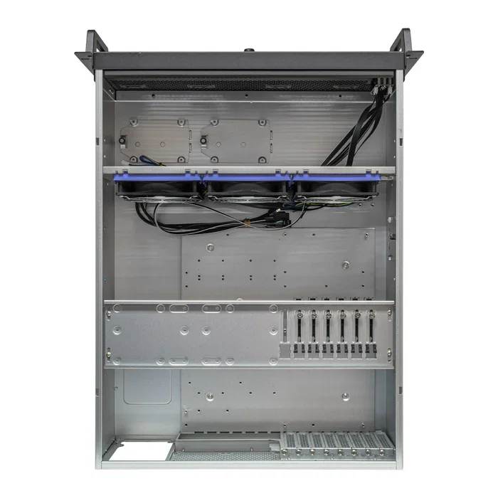 Unykach UK4340 Chasis Rack 4U Negro y Plata