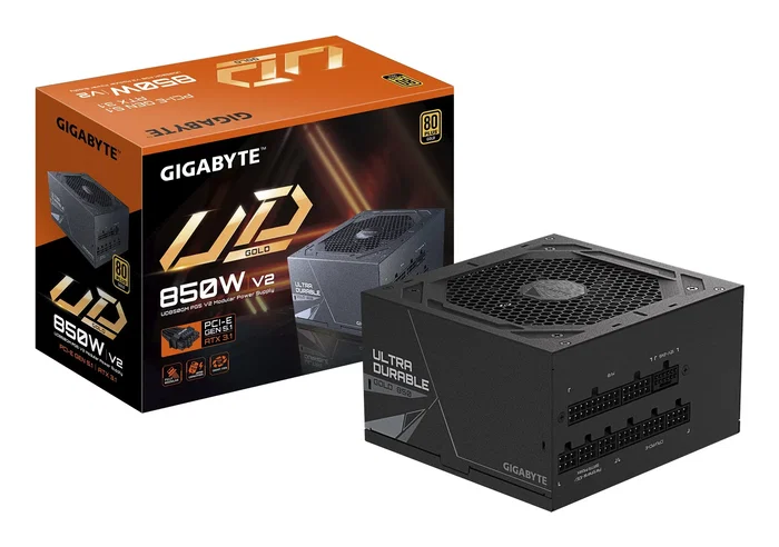 Gigabyte UD850GM PG5 V2 850W 80 PLUS Gold ATX 3.1 Modular