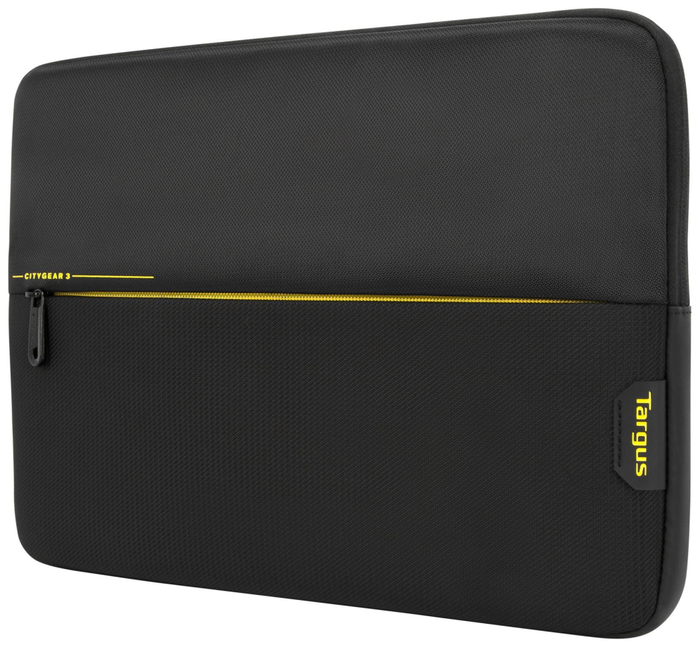 Targus CityGear 3 Funda para Portátil de 15.6 pulgadas, Negro, Amarillo Targus CityGear 3 Funda para Portátil de 15.6 pulgadas, Negro, Amarillo