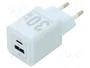 Vention FEQL0-EU Cargador GaN de Pared 30W con USB-C y USB-A Azul