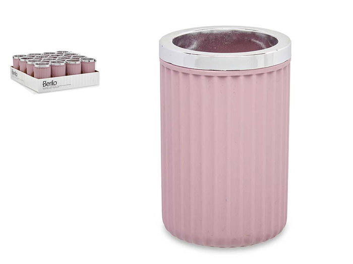 Berilo Vaso Multiuso Plástico Rosa 7.5 x 11.5 x 7.5 cm (Set de 32) Berilo Vaso Multiuso Plástico Rosa 7.5 x 11.5 x 7.5 cm (Set de 32)