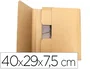 Q-connect Caja Carton Kraft Canal Simple 400x290x75 mm Reciclado