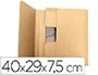 Q-connect Caja Carton Kraft Canal Simple 400x290x75 mm Reciclado