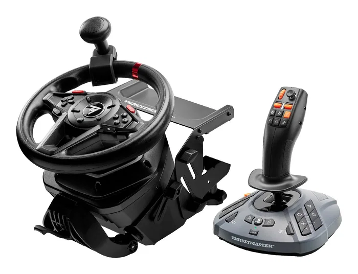 Thrustmaster T128 SimTask Farming Pack - PS5 / PC - Negro