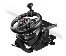 Thrustmaster 4160937 Volante T128 SimTask Farming Pack con Pedales T2PM y Kit de Volante para PS5 / PC