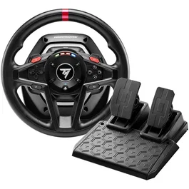 Thrustmaster T128 SimTask Farming - Volante y Pedales para Simulador - Compatible PC y PS5 - Negro