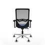PIQUERAS Y CRESPO Silla de oficina Zulema con mecanismo Sincro/Traslack, Azul y Gris