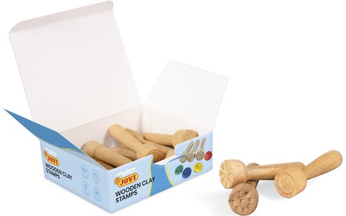Sello De Madera Para Plastilina Jovi Baby Caja De 12 Sello De Madera Para Plastilina Jovi Baby Caja De 12