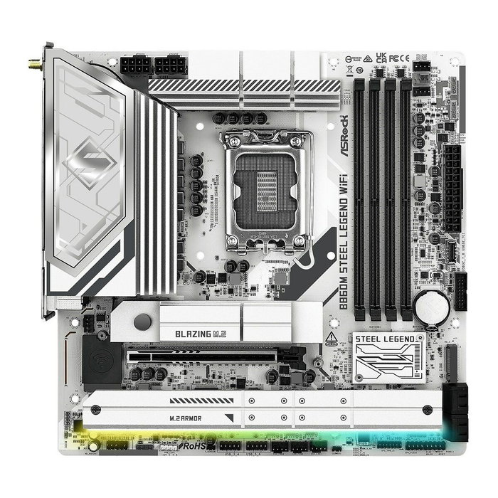 ASRock B860M Steel Legend WiFi micro ATX DDR5 ASRock B860M Steel Legend WiFi micro ATX DDR5