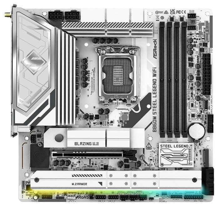ASRock B860M Steel Legend WiFi micro ATX DDR5 ASRock B860M Steel Legend WiFi micro ATX DDR5