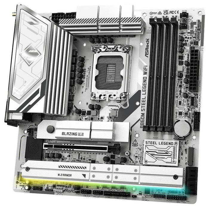 ASRock B860M Steel Legend WiFi micro ATX DDR5 ASRock B860M Steel Legend WiFi micro ATX DDR5