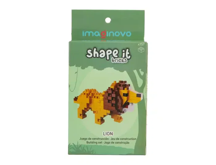 Imaginovo Juego Mini Bloques de Construcción Shape It Leon 157 Piezas