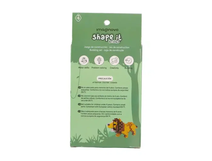 Imaginovo Juego Mini Bloques de Construcción Shape It Leon 157 Piezas