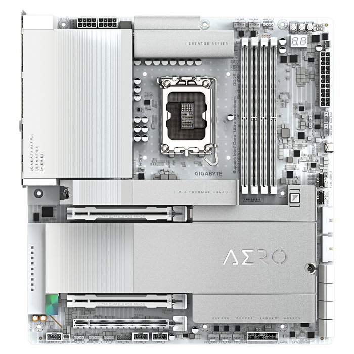 Gigabyte Z890 AERO D Placa Base LGA 1851 Intel Core Ultra DDR5 PCIe 5.0 M.2 Wi-Fi 7 Thunderbolt 5